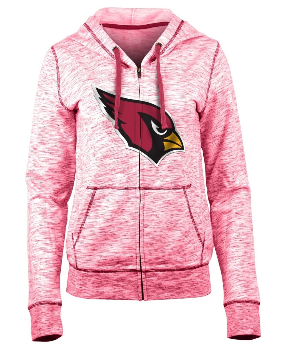 New Era Women's Arizona Cardinals Space Dye French Terry Sweatshirt